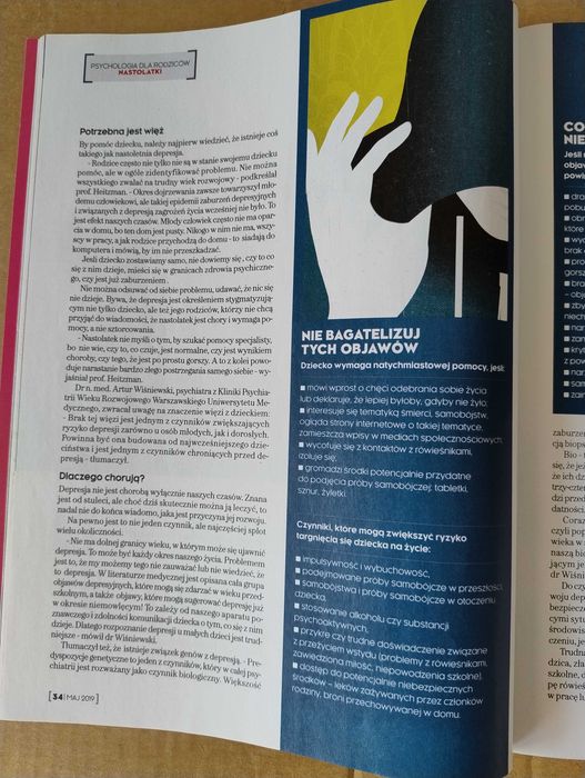 Magazyn Wysokie obcasy Psychologia Cyfrowe dzieci nr 4 maj 2019 r