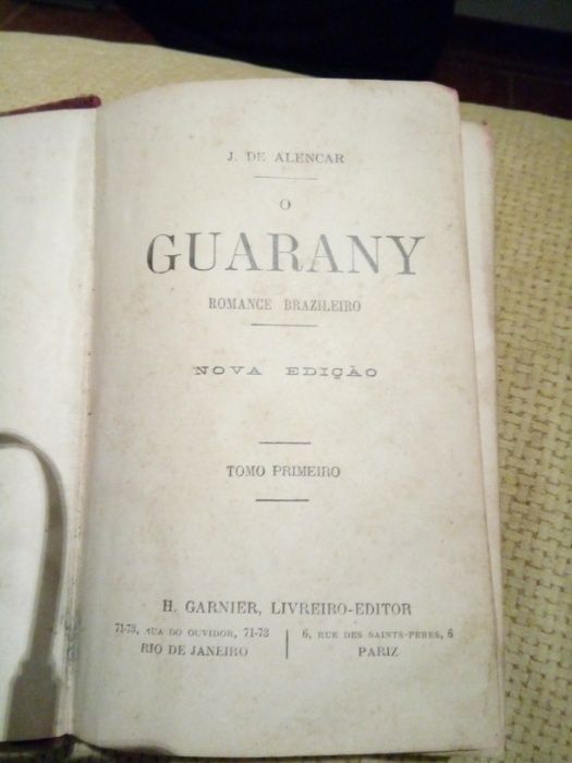 Livro O Guarany.
