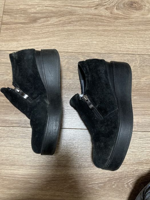 Осінні ботінки замша 36 розмір