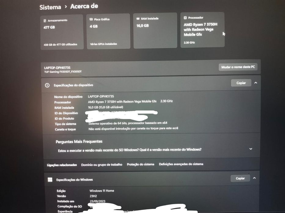 Vendo PC gaming asus