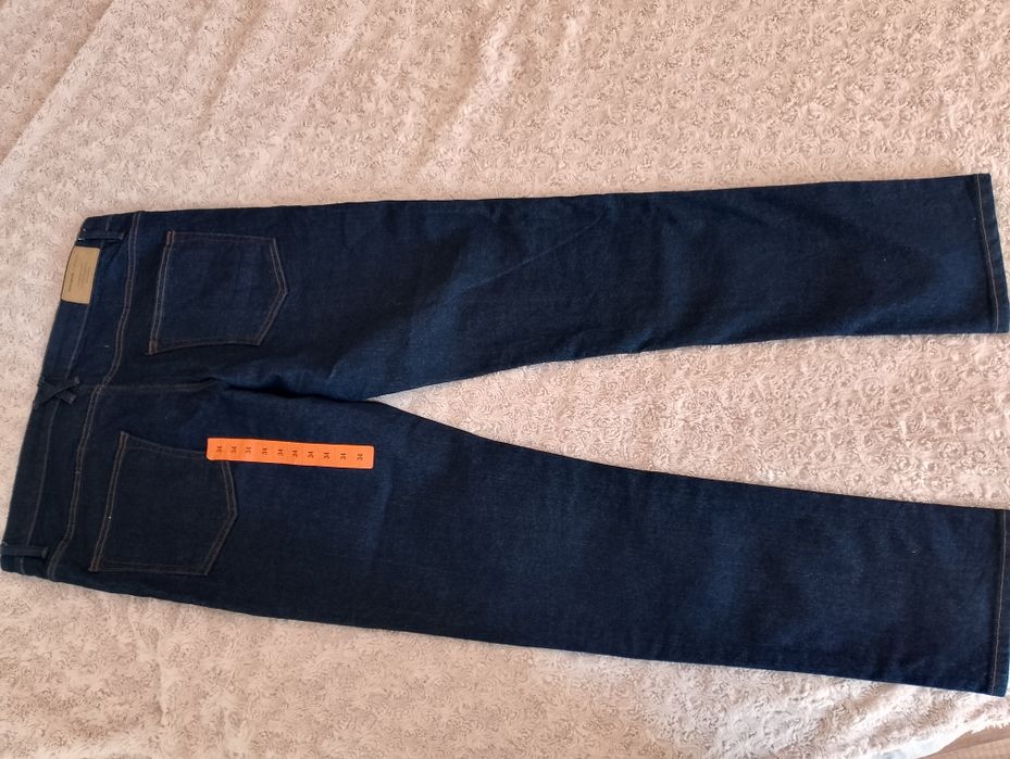 Spodnie jeansy Sinsay 34 Nowe ciemny jeans męskie chlopiec