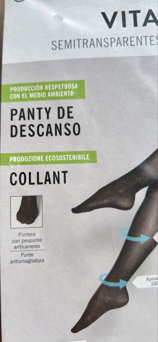 Collants pretos de descanso