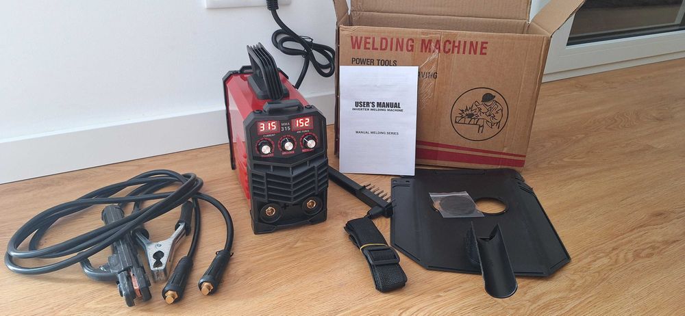Máquina de Soldar MMA 20 a 315 A 220v Inverter turbo NOVA ventilada sensor certificada