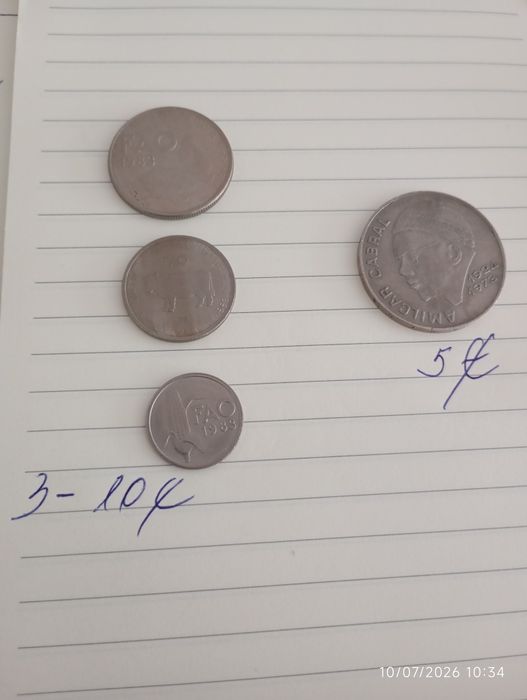 Moedas antigas coleção