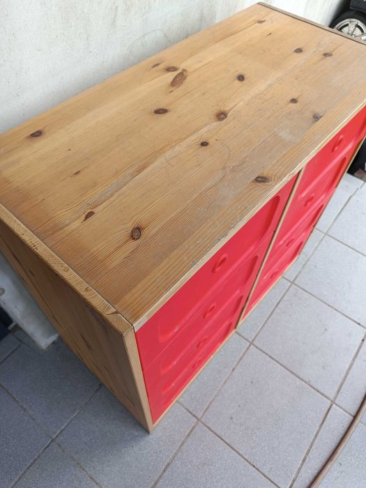 komoda trofast regał szafa szafka ikea szufladami szuflada dzieci