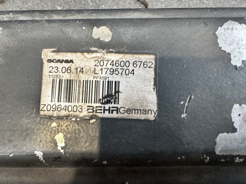 Recyrkulator spalin chłodnica recyrkulacji Scania Euro 5  Euro 6