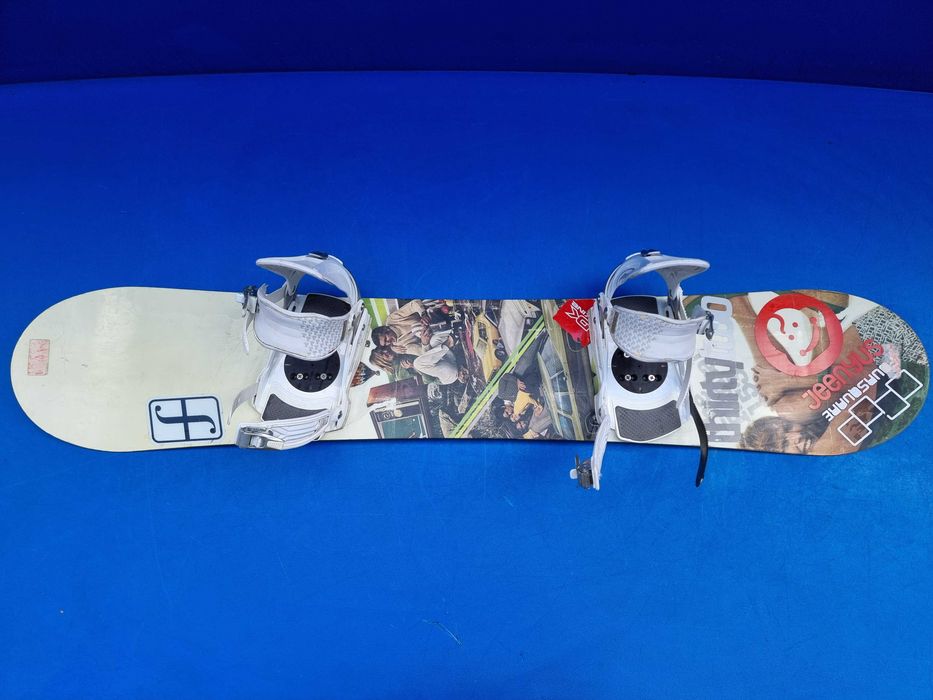 Deska snowboard Jeenyus Foursquare 150cm + wiązania Palmer Reactor