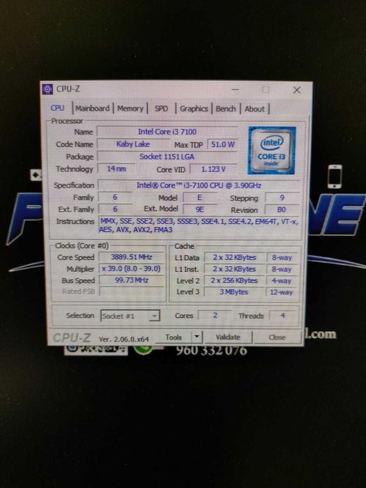 *69 - Desktop HP Elitedesk 800 G3 I3 7GEN/8GB/512GB SSD