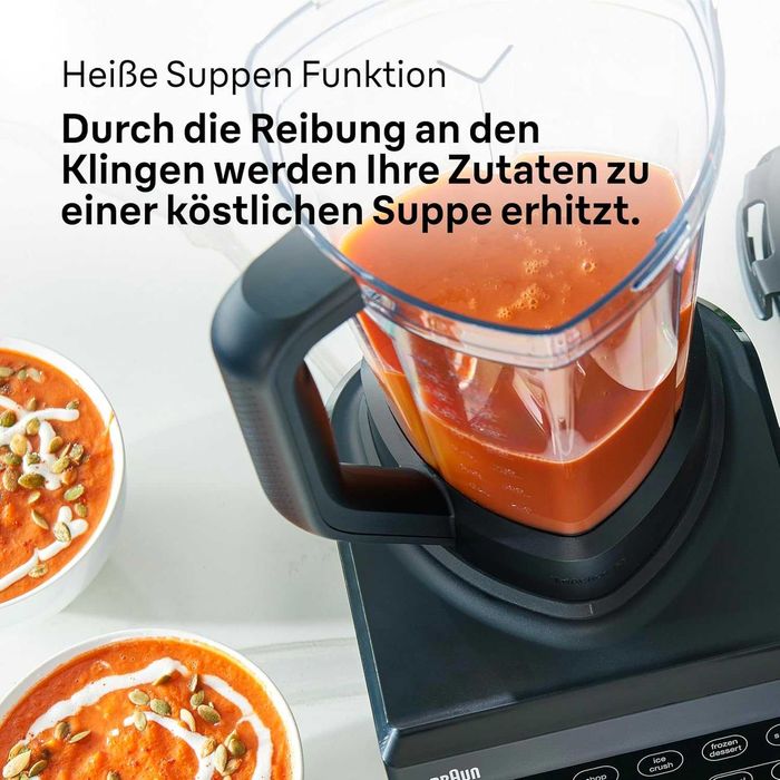 Блендер міксер подрібнювач Braun PowerBlend 9 JB9040BK 1600 Вт 18 прог