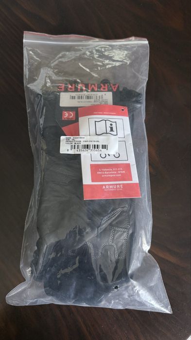Luvas ARMURE Drexel Black XXL