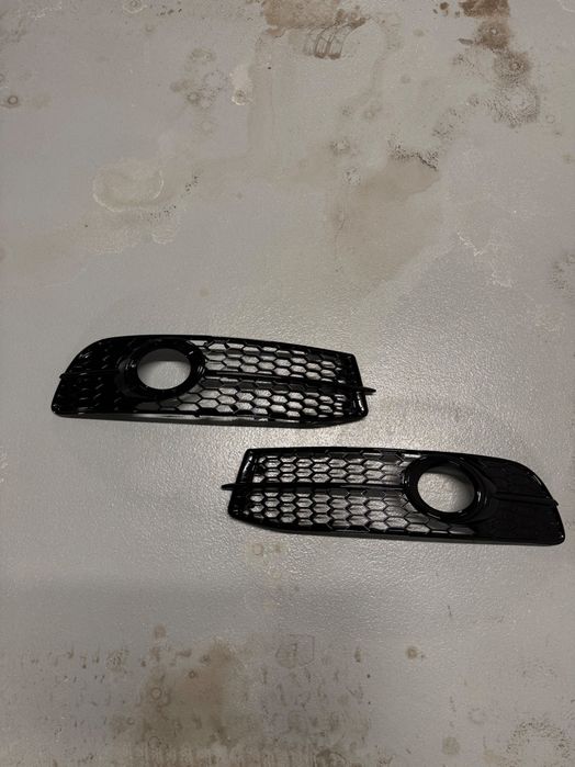Kratki halogenów, grill plaster miodu. Audi A6 C6 polift s-line