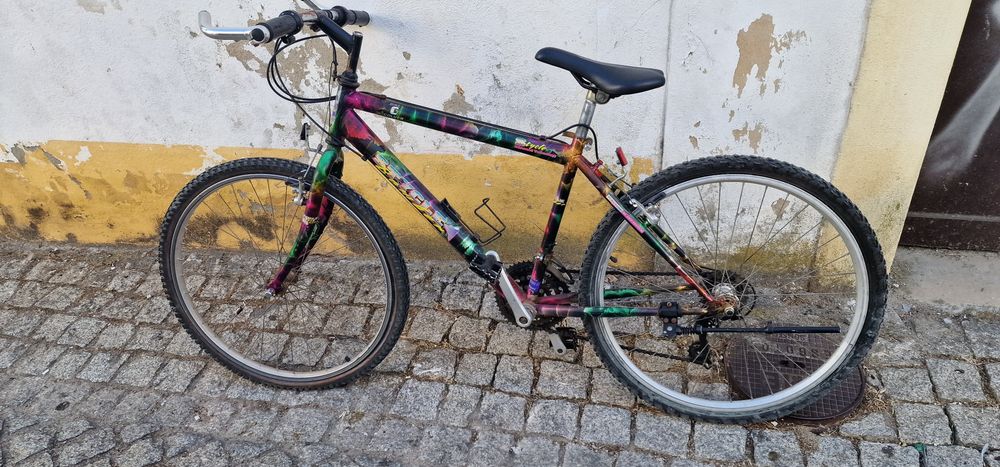 Bicicleta multicolor
