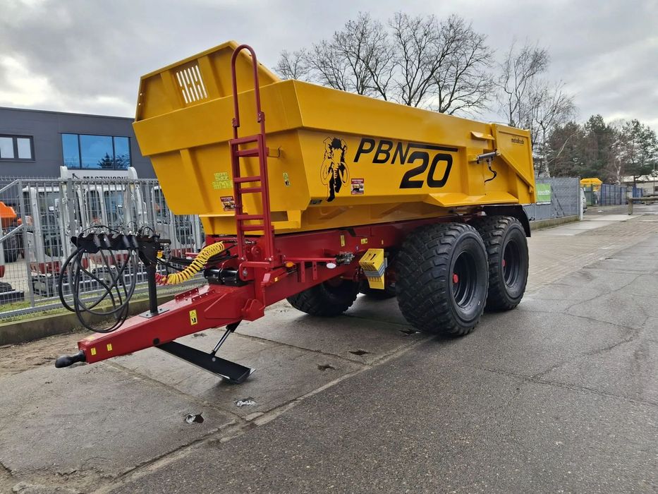 Metaltech PBN20  Nowa Przyczepa Budowlana Metaltech PBN20! 650/55R26,5, MAMUT,WYWROTKA