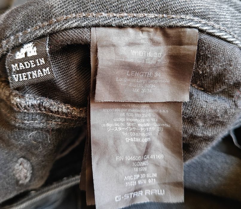 G-Star RAW Arc Zip 3D Slim W30/L34