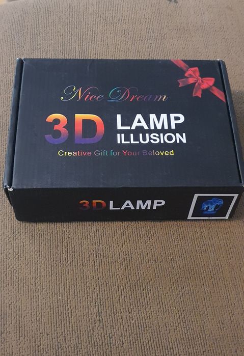 Candeeiro 3D rgb