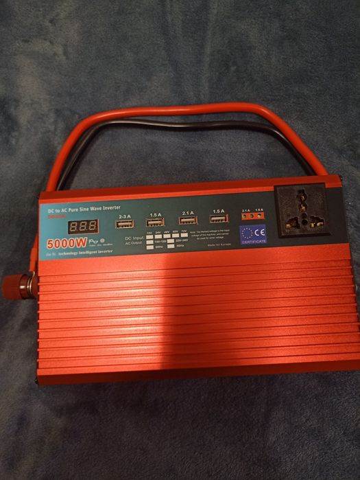 Інвертор 5000W перетворювач 12-220