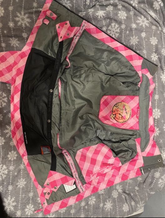 Kurtka narciarska różowa