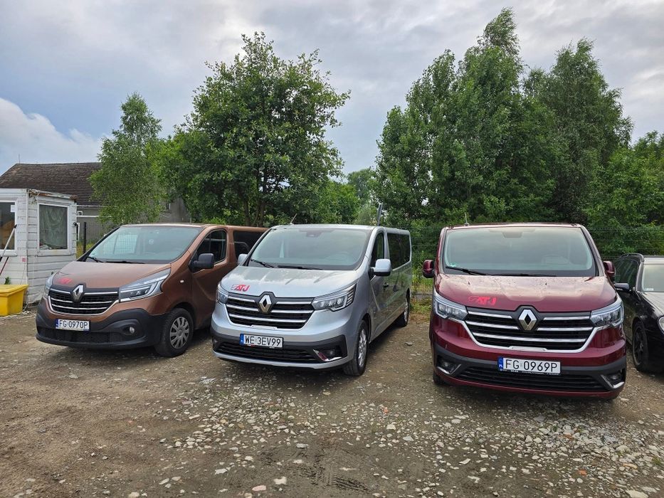 Wynajem busów osobowych 9 osób. Renault Trafic