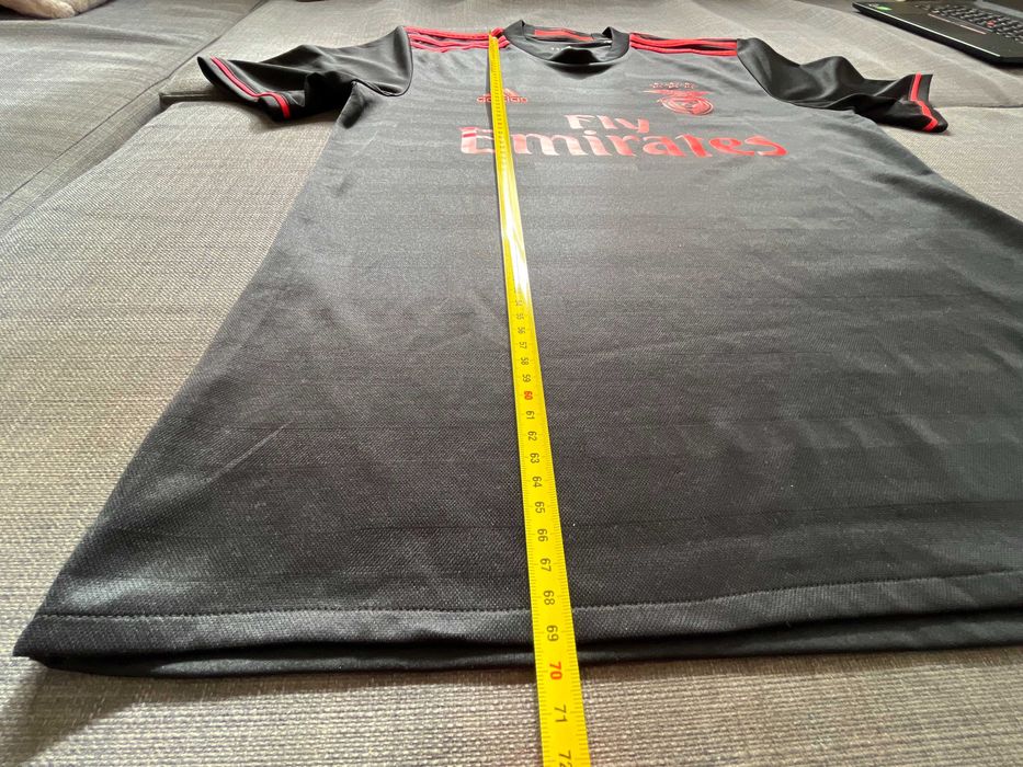Camisola Oficial preta alternativa Benfica Adidas 2016, 2017