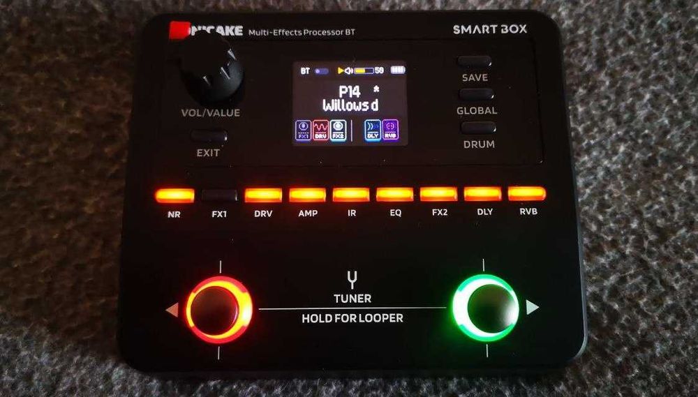 SONICAKE stomp Smart Box + MOOER Prime P2 + Valeton GP (гiтара-бас)