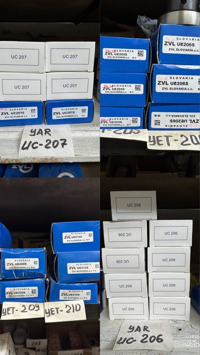 Корпусні підшипники UCP UC UCF UCFL UCT YAR YEL YET UCFC SGC