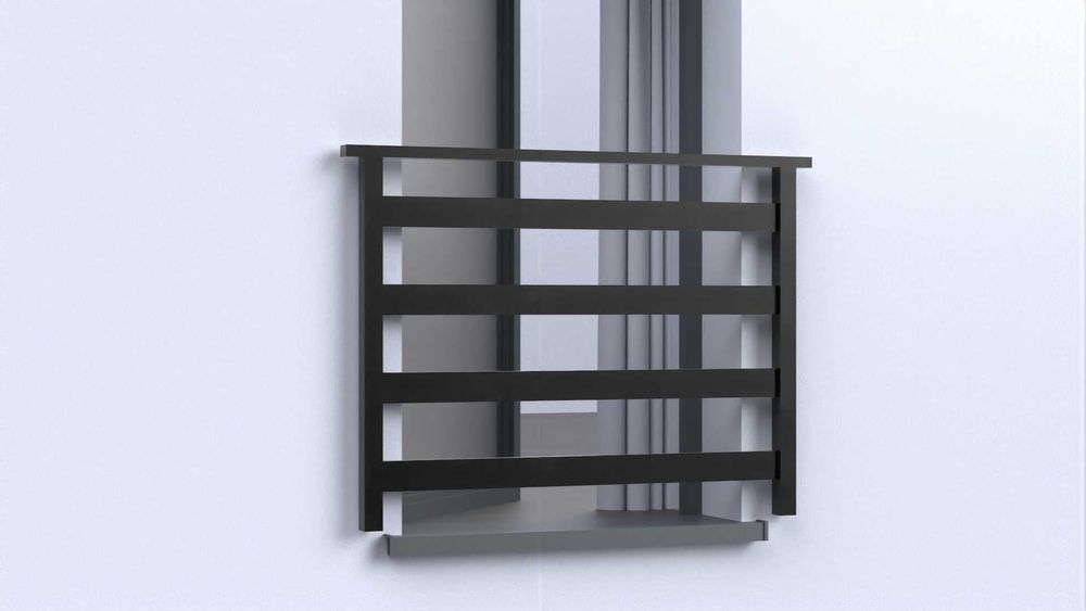 Balkon francuski aluminiowy – producent | RAL | Na wymiar Balustrada