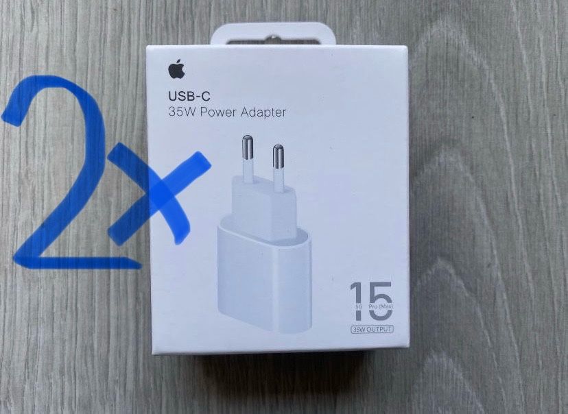 2x Nowa Oryginalna Ładowarka do iPhone apple 35w Okazja