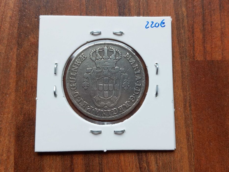 Moeda 6 Macutas 1796 D. Maria I  - Angola