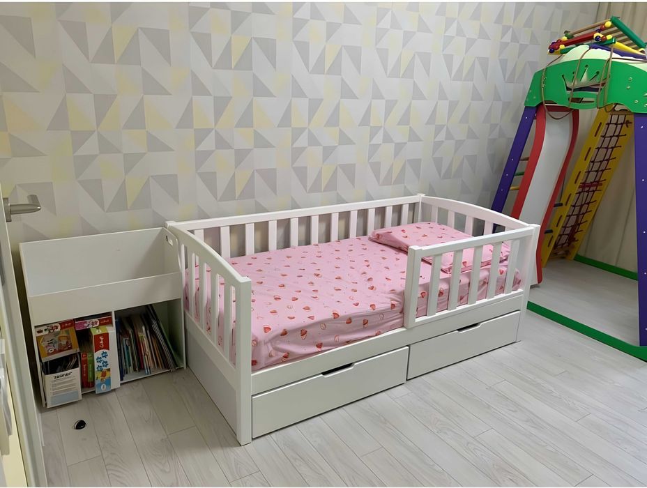 Доступна ціна! Дитяче ліжко з шухлядами Виробник!