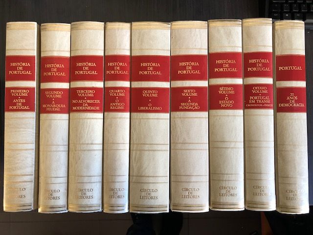 História de Portugal - 9 VOLUMES - Círculo de Leitores