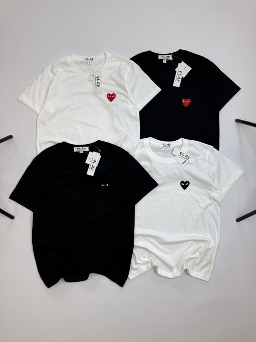 Comme des Garcons Play футболка | футболка з сердечком кдг плей
