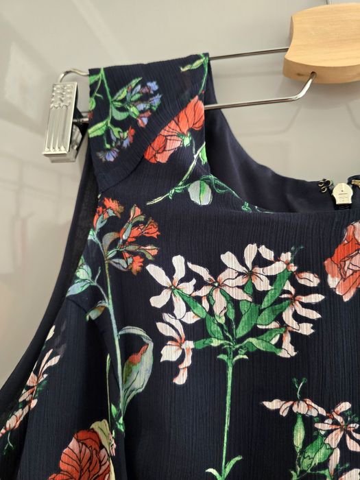 Tommy Hilfiger - zwiewna sukienka w kwiaty rozmiar 6 XS/S