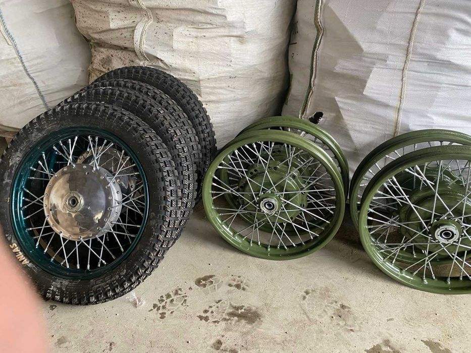 Переспицовка рихтовка дисков Ява Чезет Иж Минск Урал МТ Днепр иномарок