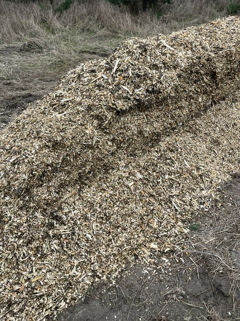 Zrębka zrębki biomasa ściółka kora worki brzozowa liściasta iglasta