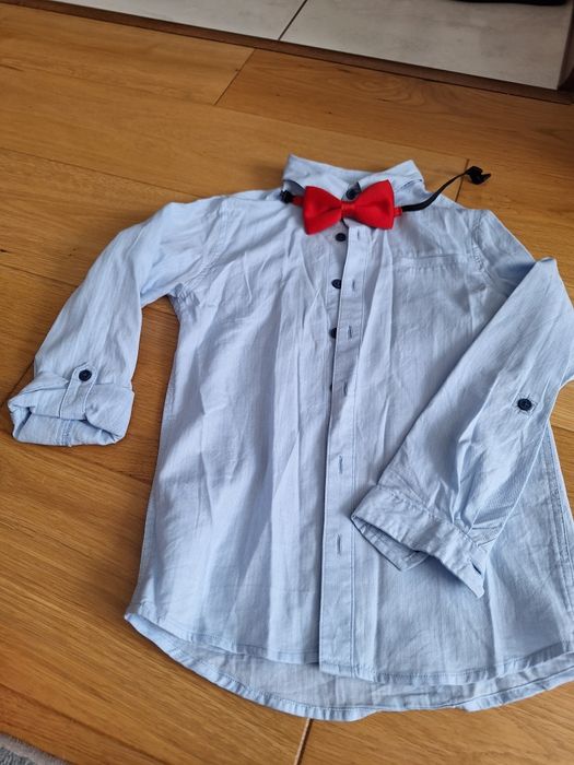 Koszula długi rękaw + mucha
