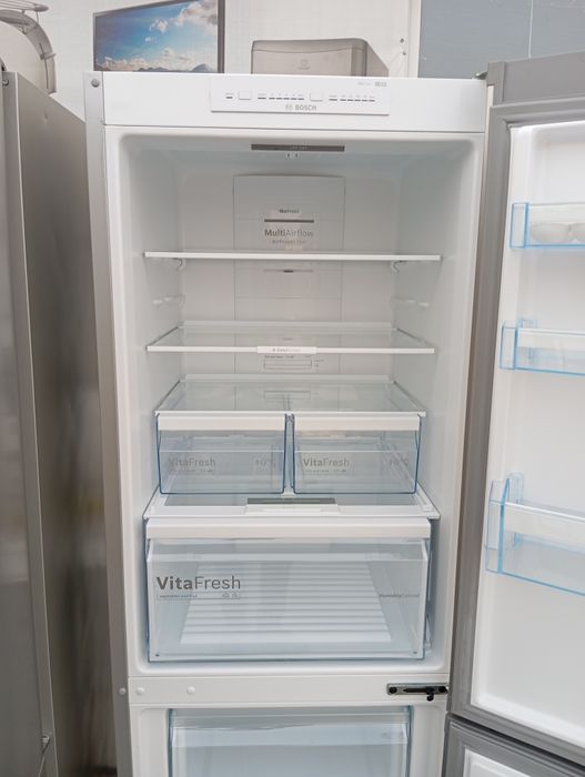 Холодильник Bosch KGN34VL35 185см нержавейка из Германии Гарантия