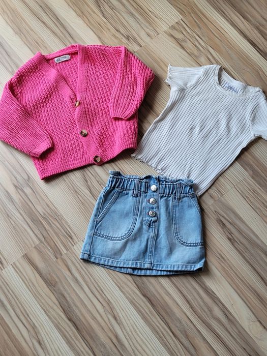 Paczka ubranek dla dziewczynki 104