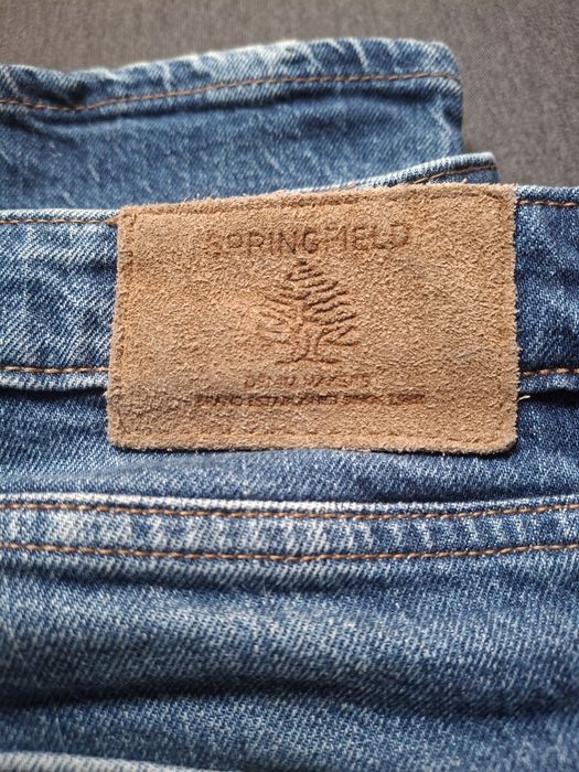 Calças Ganga azuis escuras Springfield