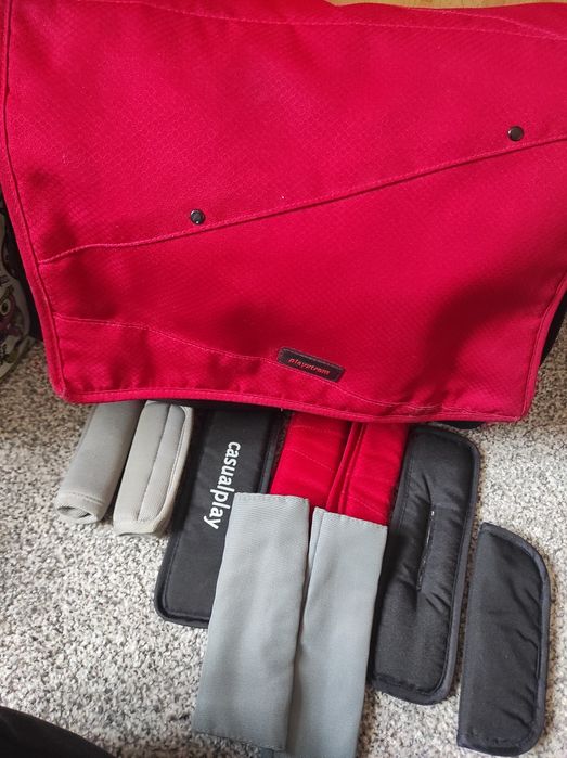 Torba do wózka casualplay S4 ochraniacze do pasów i wkładka do gondoli