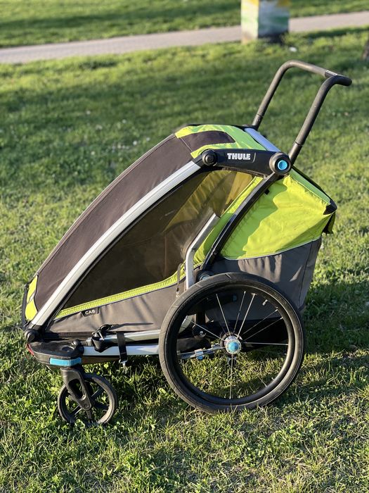Przyczepka rowerowa Thule Cab 2 zielona