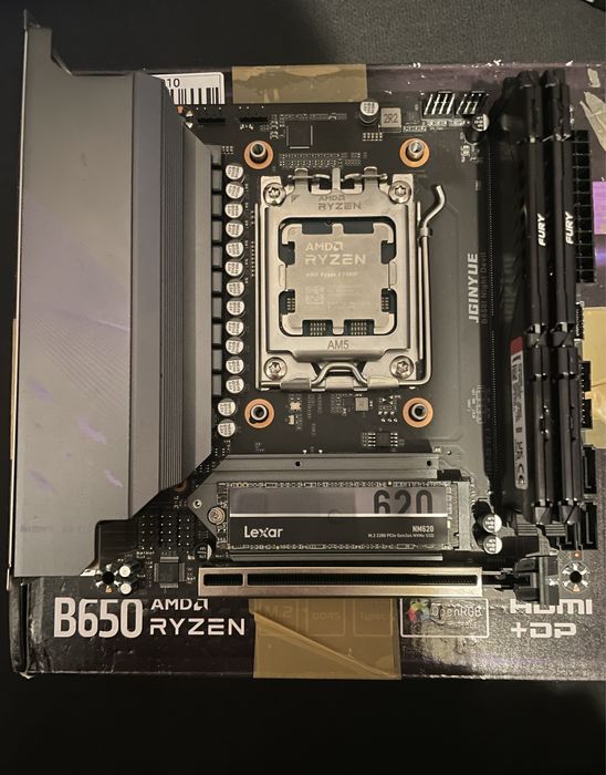 Plyta B650 itx  ryzen 7500f 16gb ram ddr5  dysk m2