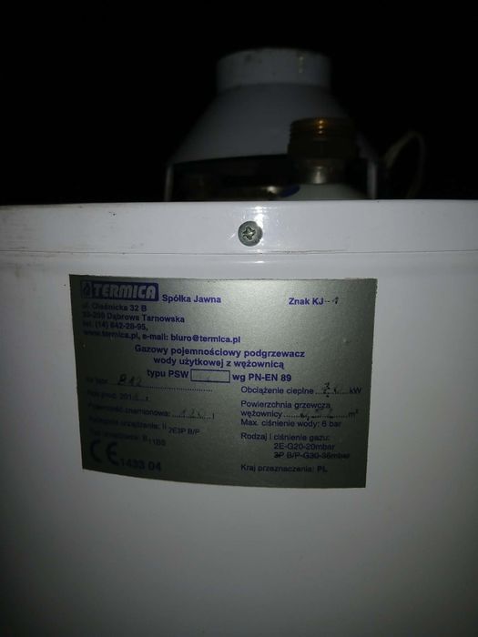Gazowy podgrzewacz wody