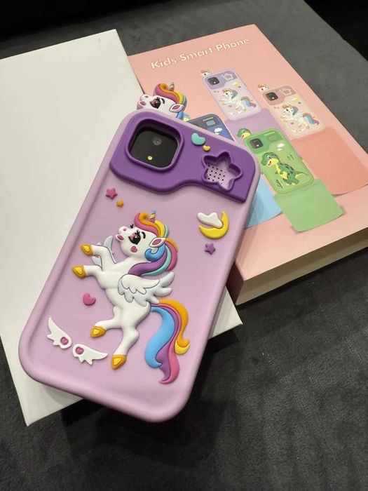 Дитячий телефон інтерактивний для розваг з іграми та фото