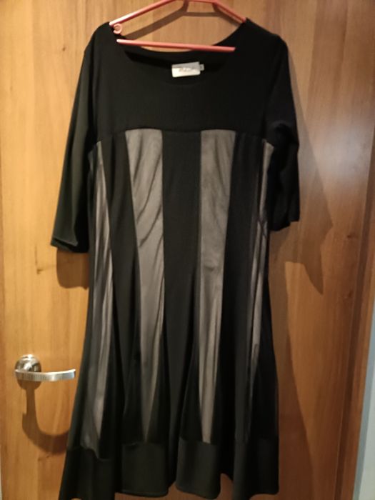 Sukienka wieczorowa  siateczka rozmiar 48