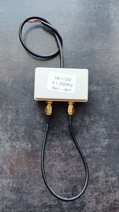 Antena Aktywna - MiniWhip - RTL SDR - 100KHZ do 30MHZ