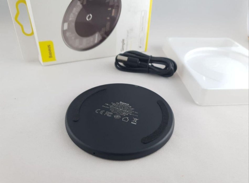 BASEUS BSWC-P10 QI Wireless Charger бездротова зарядка 10W / Беспроводная зарядка