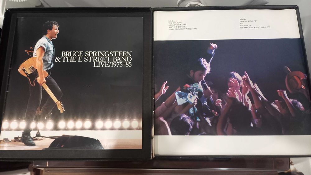 Caixa de 5 discos de vinil Bruce Springsteen