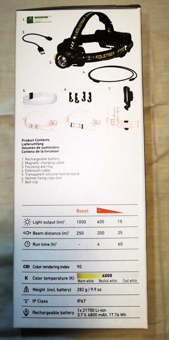 Ledlenser H7R Work, latarka czołowa, 1000lm – OKAZJA!