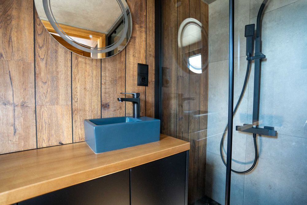 Tiny House - domek wykonany w wysokim standardzie.