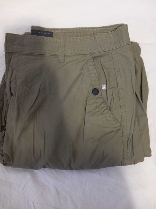 Calças cargo homem verde tropa